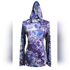Magellan Outdoors Purple and Blue Hoodie
